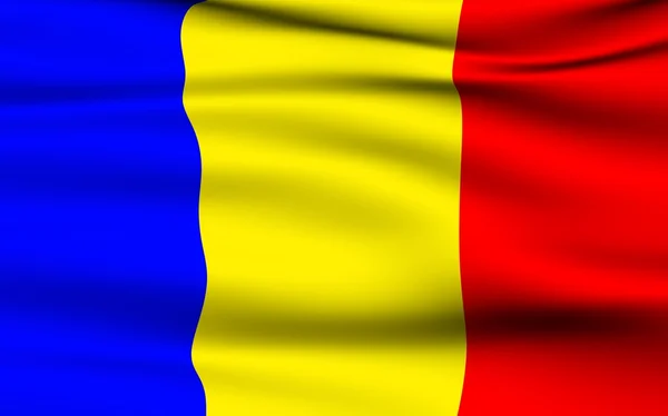 Romanian Flag. — Stock Photo, Image