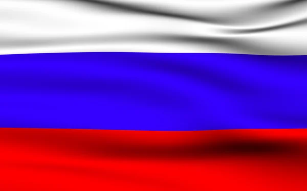 Bandeira russa — Fotografia de Stock