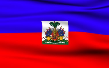 Haiti bayrağı.