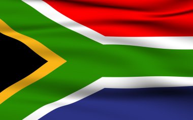 Güney Afrika bayrağı.