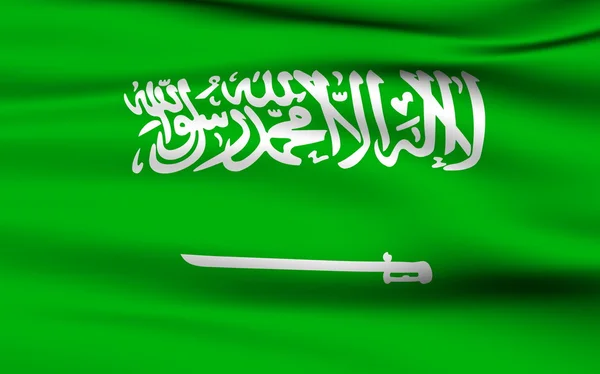 Σημαία Σαουδικής Αραβίας. — Φωτογραφία Αρχείου