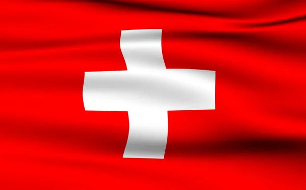 Bandiera svizzera . — Foto Stock