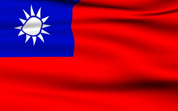 Bandera de Taiwán . —  Fotos de Stock