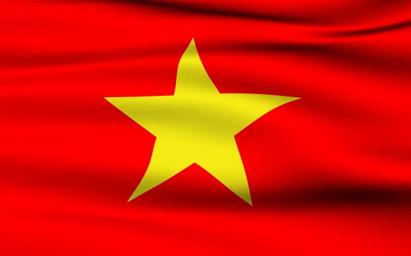 Vietnámi zászló. — Stock Fotó