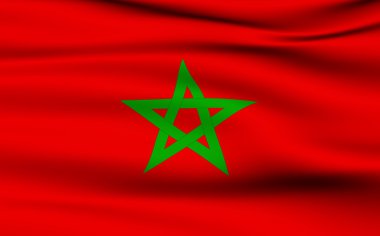 Moroccan Flag clipart