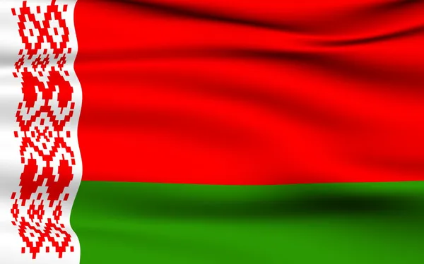 Weißrussische Flagge — Stockfoto