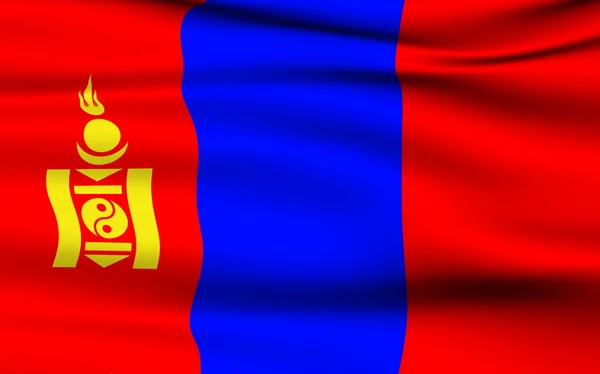 Bandeira mongol — Fotografia de Stock