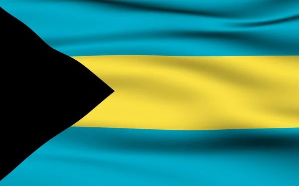 Bahamische Flagge — Stockfoto