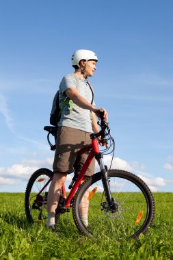 Mountain biker