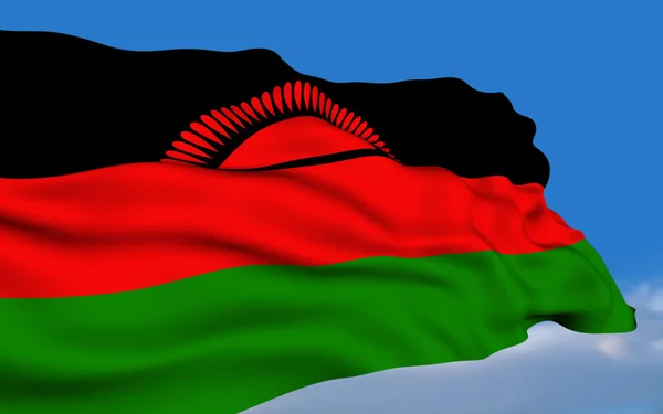 Малавійський прапор — стокове фото