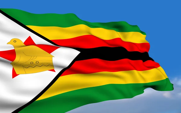 Zimbabwaanse vlag — Stockfoto