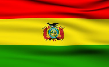 Bolivian flag clipart