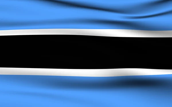 Bandeira do Botsuana — Fotografia de Stock