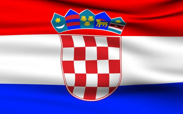 크로아티아 국기 — 스톡 사진