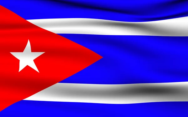 Küba bayrağı — Stok fotoğraf