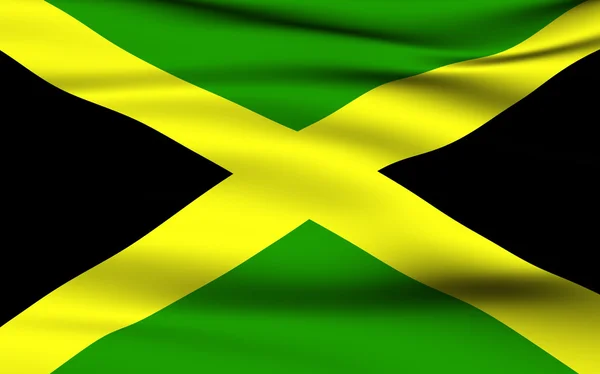 Jamaican flag — Stock Photo, Image
