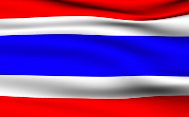 Thai flag clipart