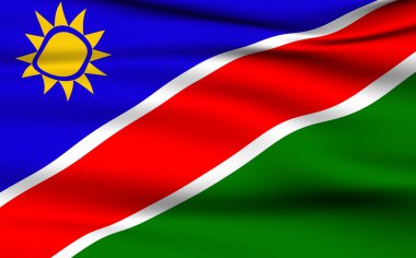 Namibian flag clipart