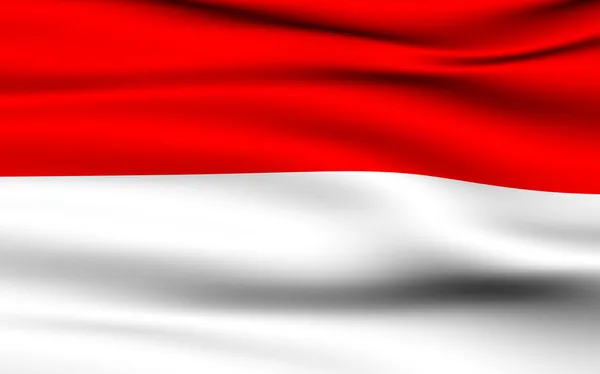 stock image Indonesian flag
