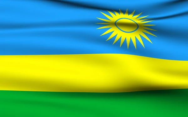 stock image Rwandan flag