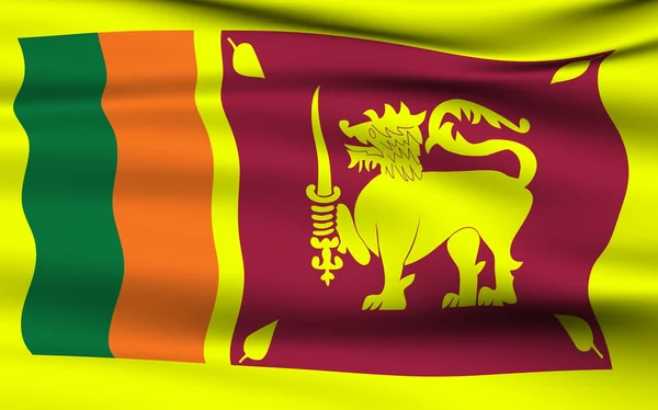 Sri Lankan flag — Stock Photo, Image