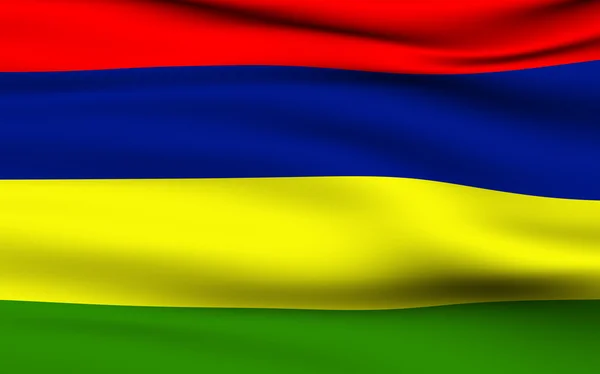 Bandeira mauriciana — Fotografia de Stock