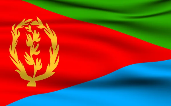 Bandiera eritrea — Foto Stock