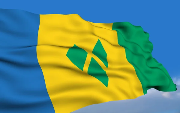Vincentian vlag — Stockfoto