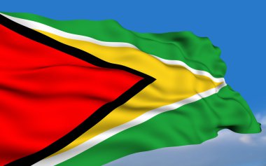 Guyanese flag clipart