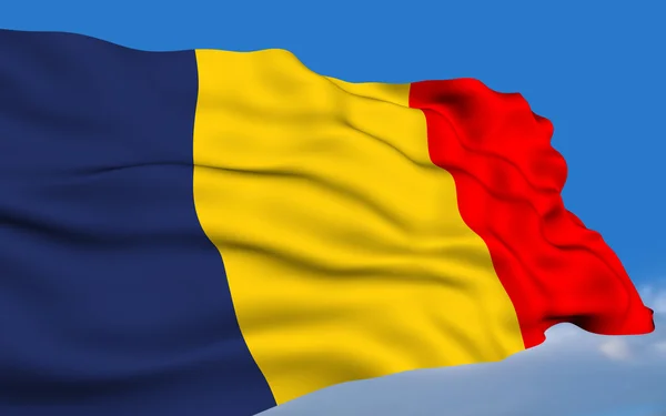 Chadian flag — Stock Photo, Image