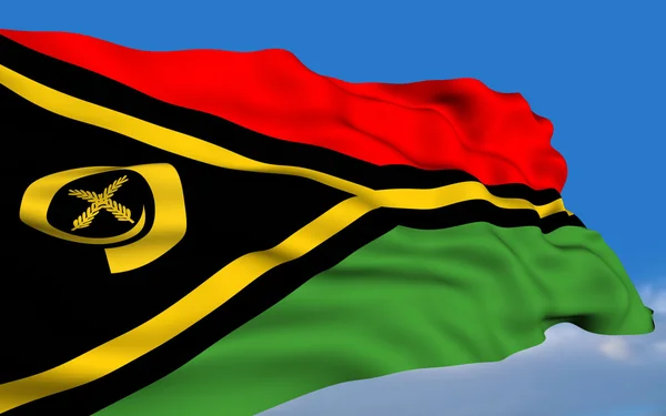 Vlajka Vanuatu — Stock fotografie