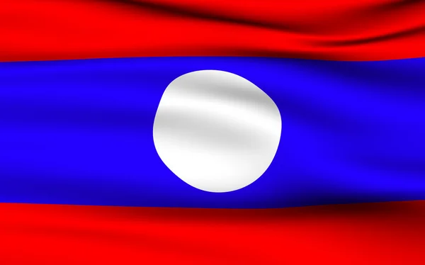 Laotiaanse vlag — Stockfoto