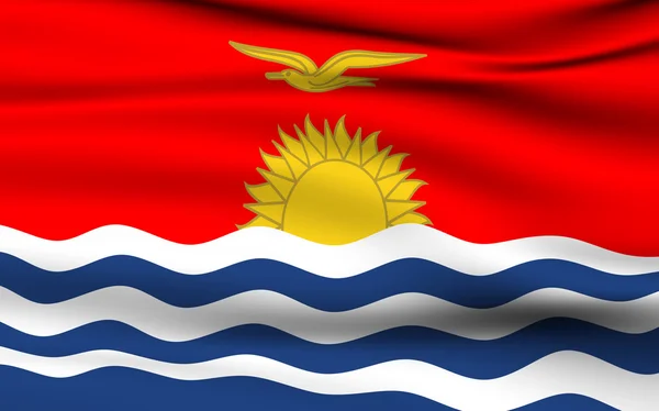 Vlag van Kiribati — Stockfoto