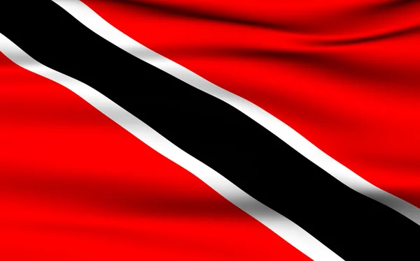 Trinidadische und tobagonische Flagge — Stockfoto