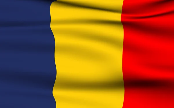 Csádi zászló — Stock Fotó