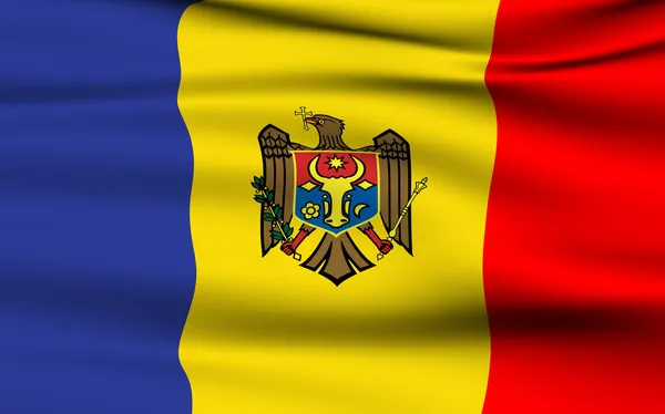 Moldovan flag — Stock Photo, Image