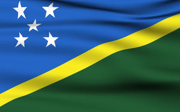 Flagge der Salomonen — Stockfoto
