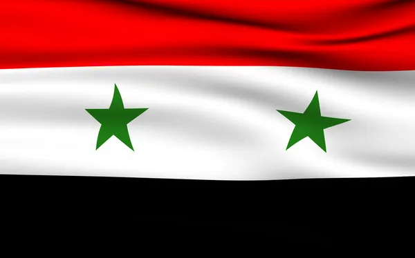 Syriska flaggan — Stockfoto