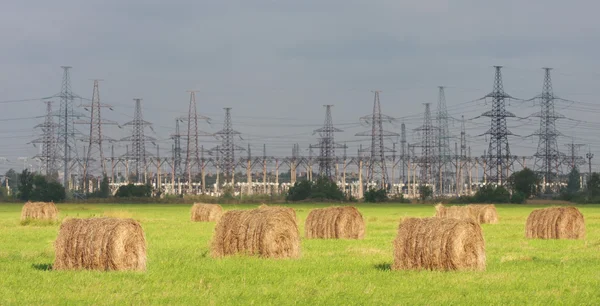 Elektriciteit-elektriciteitscentrale. — Stockfoto