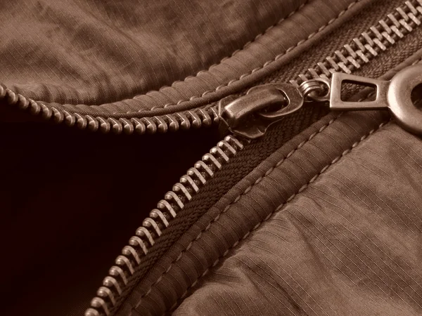 Zipper fragment — Stock Photo, Image