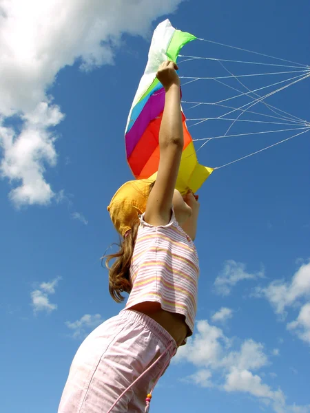 stock image Start flying kite