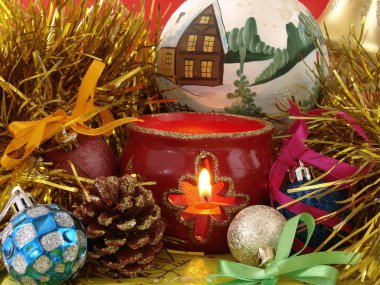 Christmas still life clipart