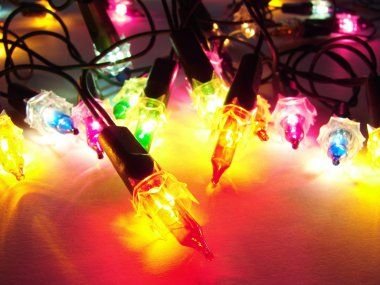 Christmas lights clipart