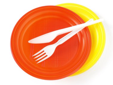 Plastic tableware clipart