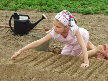 Young farmer clipart