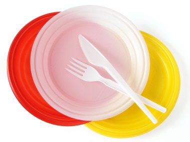 Disposable dishware clipart