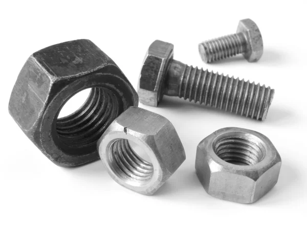 Bolts and nuts — Stock Photo, Image