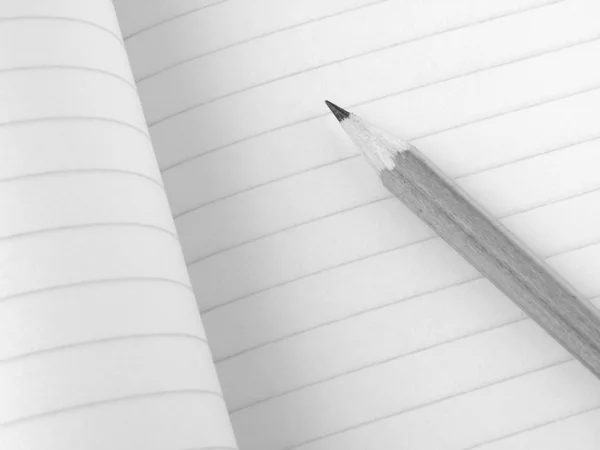 Lápis e caderneta — Fotografia de Stock