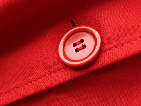 Червону кнопку — стокове фото