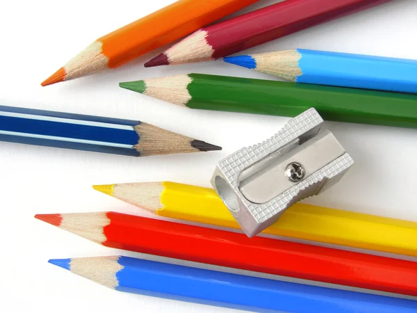 Ołówki i noży — Zdjęcie stockowe